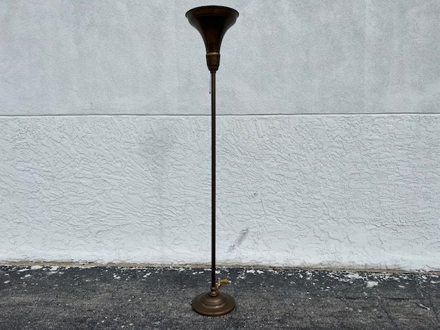 Art deco uplighter floor lamp outlet