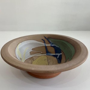 Signed Studio Pottery Bowl Mid Century Modern Ceramics