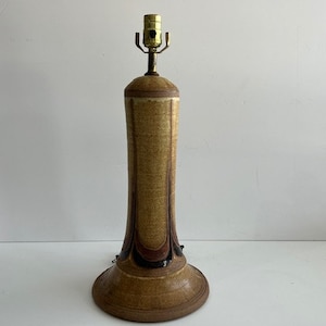 Studio Pottery Lamp Mid Century Modern Lighting
