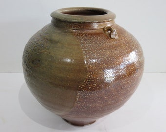 Vintage Studio Pottery Vessel Mid Century Modern Signed Ceramic Pot