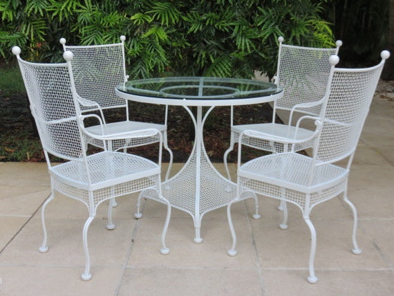 Vintage Russell Woodard Patio Furniture Mid Century Modern Etsy