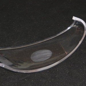 Ritts Style Free Form Lucite Bowl Mid Century Modern Object
