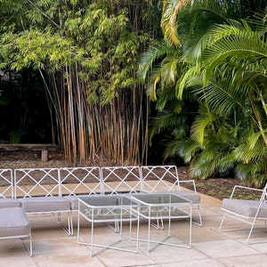 Maurizio Tempestini Nine Piece Sectional Sofa Set for Salterini Mid Century Modern Patio Furniture
