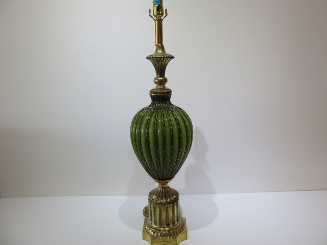 Mid century 2024 glass lamp