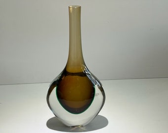 リヴィオ・セグソ ムラーノガラス 様式化された鳥のペア ミッド