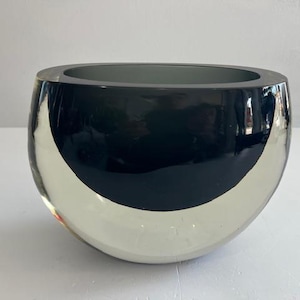 Luigi Onesto Style Murano Glass Vessel Mid Century Modern Italy