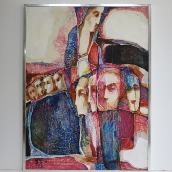 Meredith Miller Abstract Painting Mid Century Modern Art