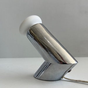 Chrome Tabletop Art Light Mid Century Modern Spotlight