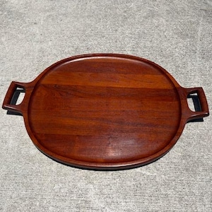 Bandeja de teca Jens Quistgaard para Dansk Mid Century Modern Denmark