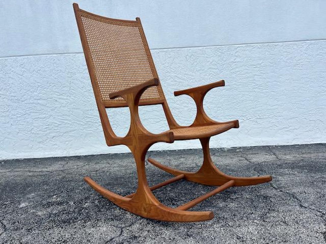 Rocking Chair Mid Century Furniture - Etsy
