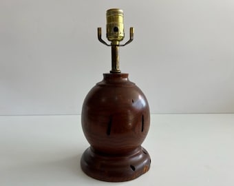 Rude Osolnik Style Wurzelholz Walnuss Lampe Mid Century Modern