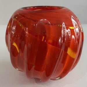 花瓶・フラワースタンド kAMEI GLASS OSAKA Kamei Glass マーブルガラス 花瓶 | Antique Nanae