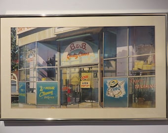 Nancy McIntyne Siebdruck Druck: Mid-Century Modern Storefront Art