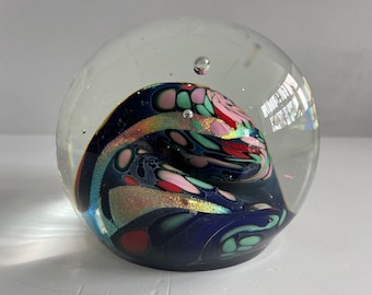 Rollin Karg Glass Art Sculpture Mid Century Modern Object