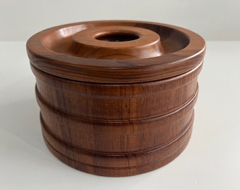 Jens Quistgaard Dansk International Designs LTD Denmark Teak Ice Bucket Mid Century Modern Signed