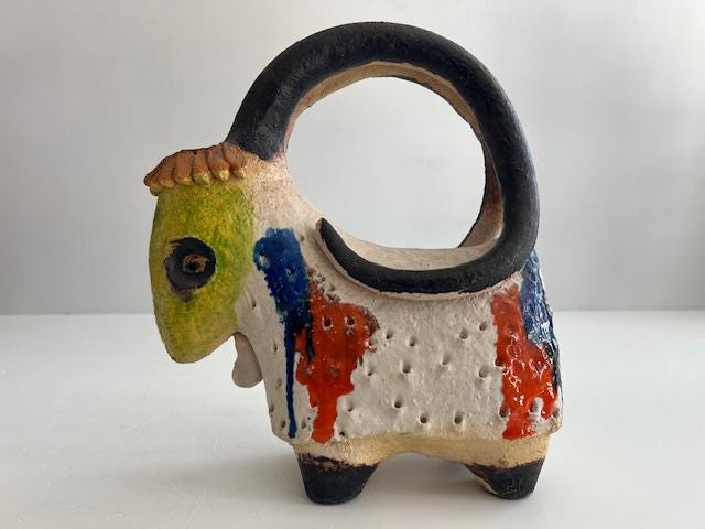 Bitossi Ceramic Goat - Etsy Canada