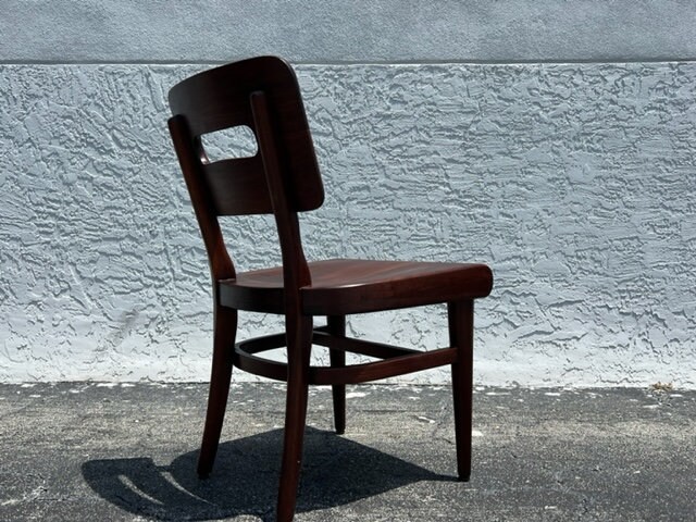 Gunlocke Walnut Desk Chair Mid Century Modern Furniture Etsy UK