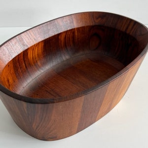 Jens Quistgaard Teak Bowl para Dansk Mid Century Dinamarca moderna