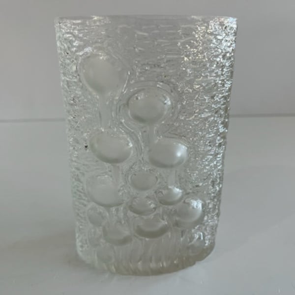 Iittala Oiva Toikka Jellyfish Glass Vase Mid Century Modern Finish Design Scandinavian