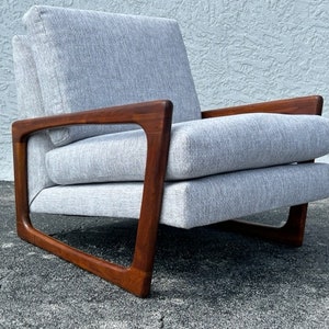 Adrian Pearsall Walnut Club Chair Mid Century Modern Furniture