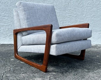 Adrian Pearsall Walnut Club Chair Mid Century Modern Furniture