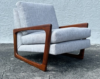 Adrian Pearsall Walnut Club Chair Mid Century Modern Furniture