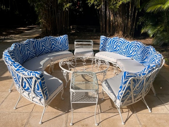 Chantilly Rose Large Circular Sectional Sofa Set by Russell