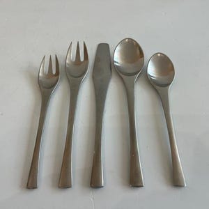 Jens Quistgaard Odin Stainless Steel Cutlery Set Danish Mid Century Modern