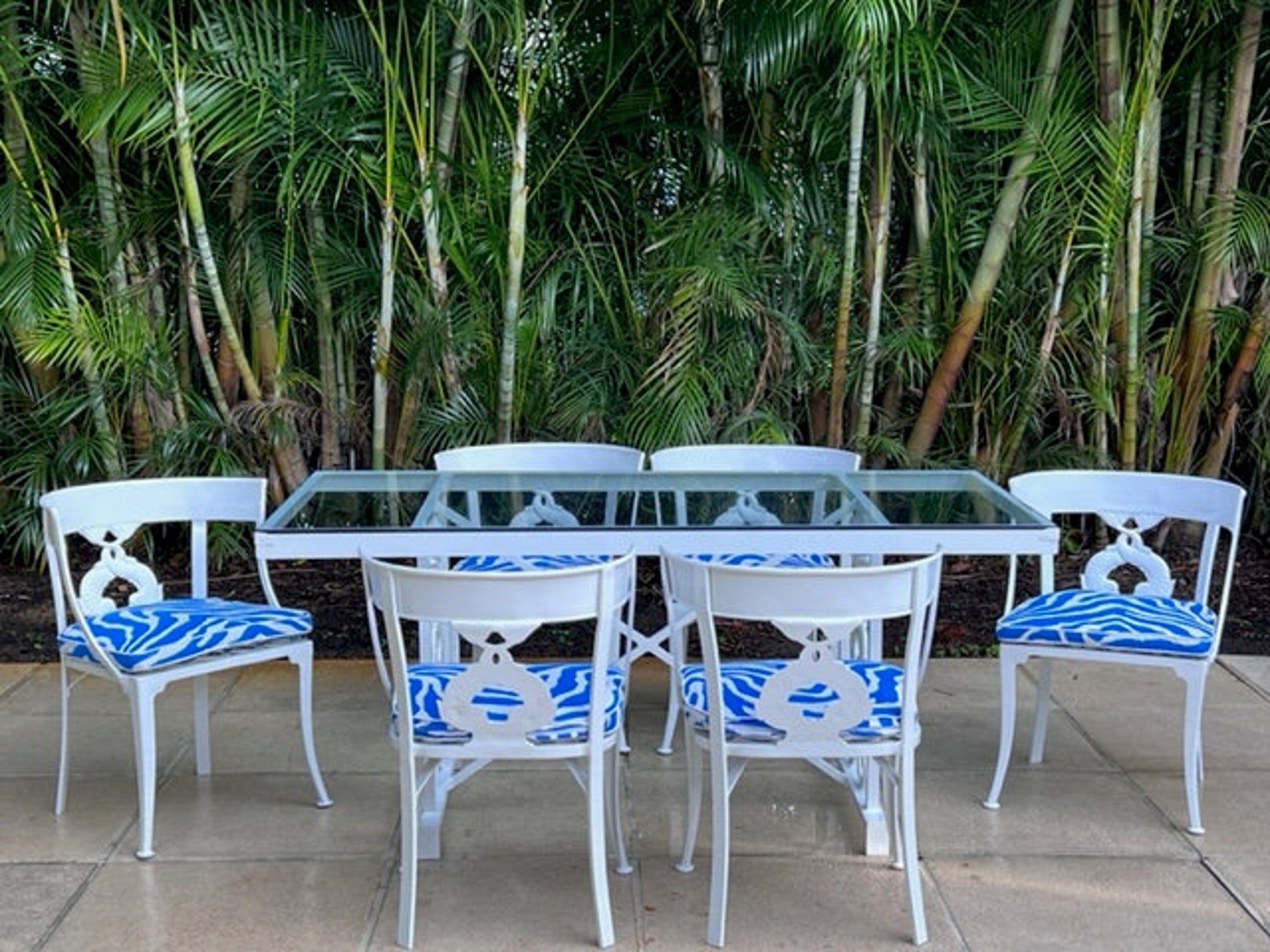 Molla Manufacturing Patio Furniture Set With Dolphin Design Etsy