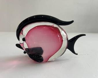 Vincento Nason Murano Glass Fish Sculpture Mid Century Modern Italy