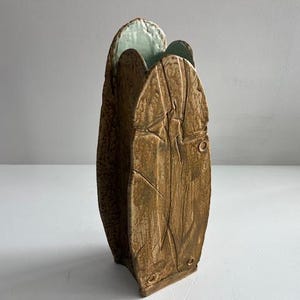 Studio Pottery Ikebana Container Mid Century Modern Ceramics