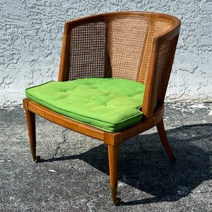 Tomlinson Style Caned Back Chair Mid Century Modern Furniture