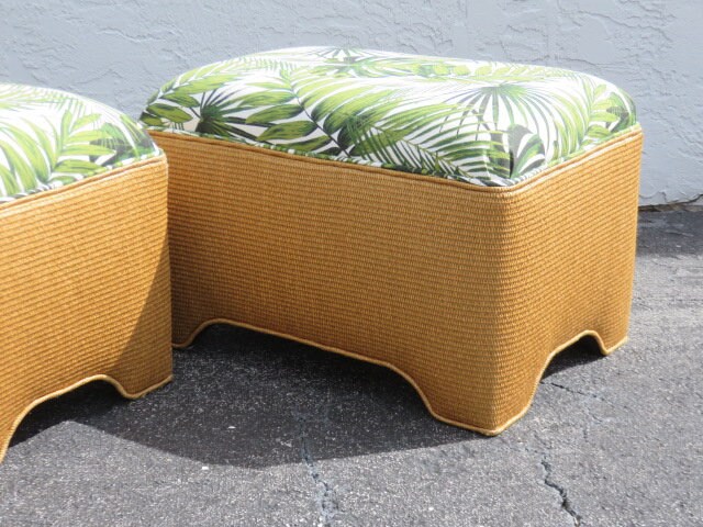 Pair Of Billy Baldwin For Bielecky Brothers Style Ottomans Mid | Etsy