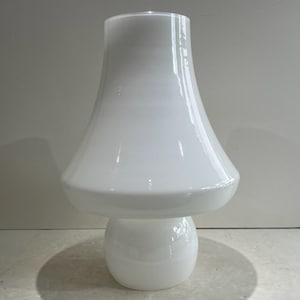 De Majo Monumental Mushroom Murano Glass Table Lamp Mid Century Modern Venezia Lighting Made in Italy