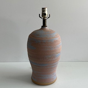 Studio Pottery Lamp Mid Century Modern Lighting