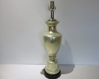 Tall Mercury Glass Lamp Mid Century Modern Lighting