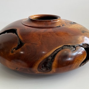 Paul F Heede Wood Sculptural Art Bowl Mid Century Modern Art Object