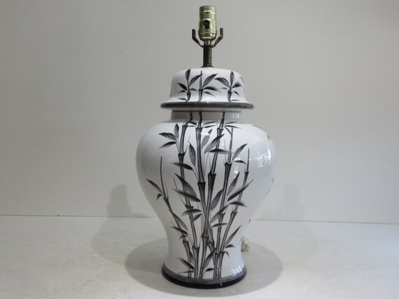 Ceramic bamboo lamp deals