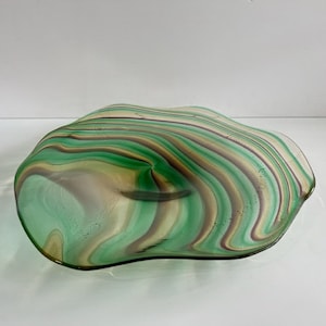 Luigi Mellara Large Murano Glass Centerpiece Mid Century Modern Italy