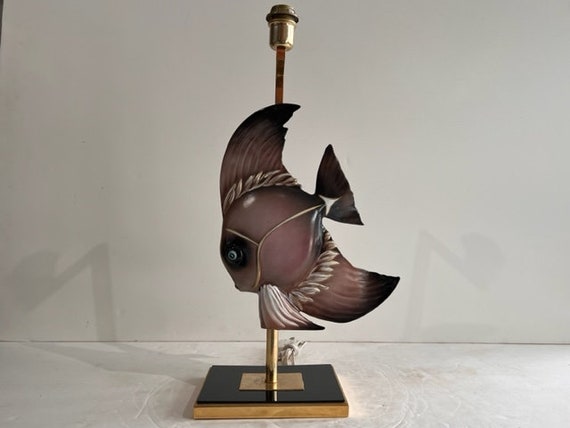 Ceramic 2024 fish lamp