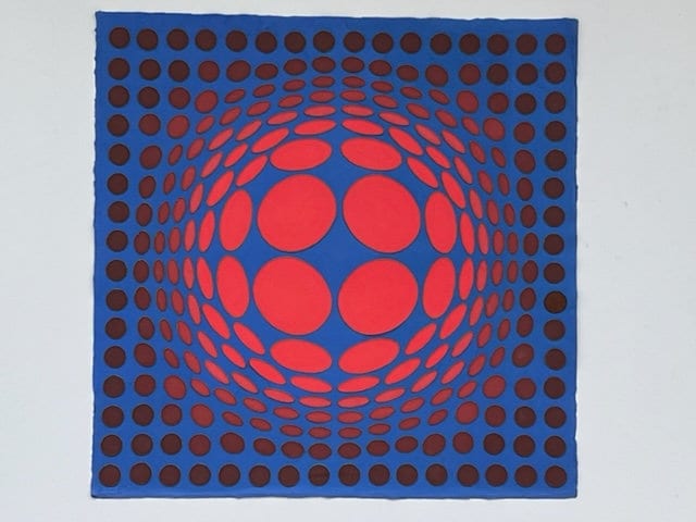 Vasarely op art - Etsy 日本