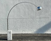 Italian Arco Floor Lamp by Achille Castiglioni and Pier Giacomo for Flos Mid Century Modern Lighting