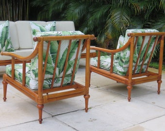 Conjunto de tres piezas Tommi Parzinger para muebles modernos de mediados de siglo de Willow and Reed