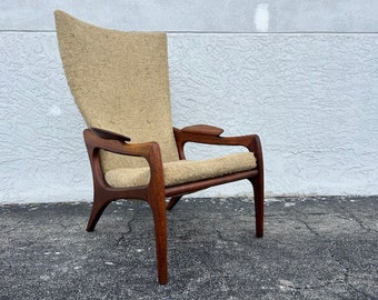 Adrian Pearsall Wingback Chair by Craft Associates Mid Century Modern Furniture