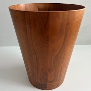 Martin Aberg Teak Papierkorb für Servex Mid Century Modern Schweden