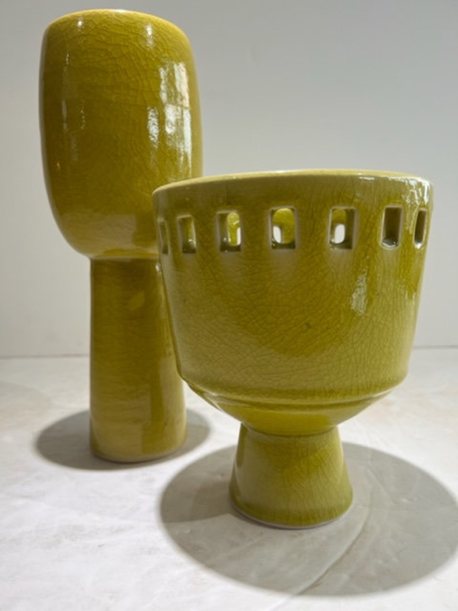 Japanese Pottery Ikebana Container Mid Century Modern Ceramics Etsy