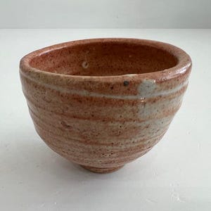 Puede incluir: Un cuenco de cerámica hecho a mano con un diseño rústico y orgánico. El cuenco presenta una paleta de colores cálidos y terrosos con tonos marrones y beige. La superficie texturizada y la forma única se suman a su atractivo artesanal.