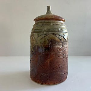 Studio Pottery with Lid Mid Century Object