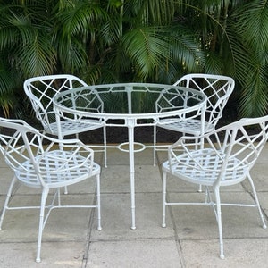 Brown Jordan Calcutta Faux Bamboo Patio Furniture Mid Century Modern
