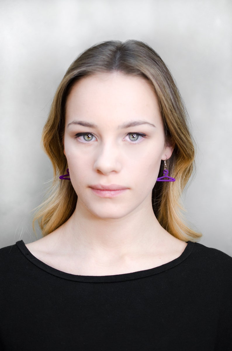 Coat Hangers 3d Printed Earrings Are the Perfect Gift for a - Etsy